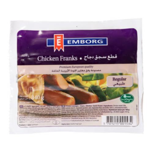 Emborg 10 Chicken Franks (340g)
