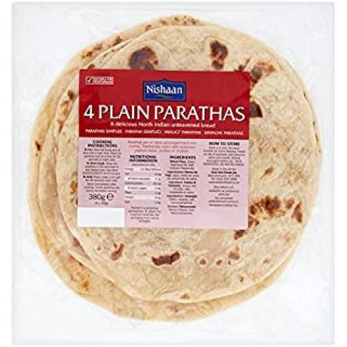 Nishaan Plain Parathas (4 Pack)